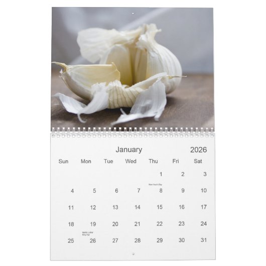 Voeding + fotografie 2009 kalender (Jan 2026)