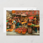 Voeding - groenten - Indianapolis Market 1908 Briefkaart (Voorkant / Achterkant)