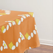 Voeding - kaas versus eieren. tafelkleed (Voorbeeld)