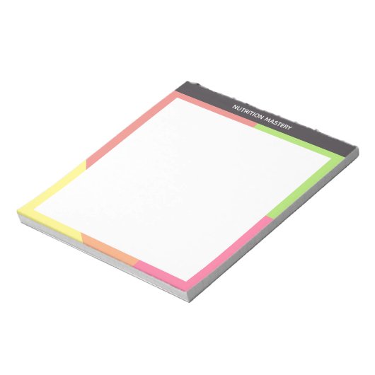 Voeding meesterschap notitieblok (Gedraaid)