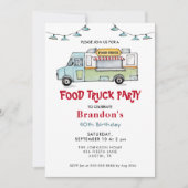 Voeding op Birthday Party - uitnodiging (Voorkant)