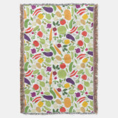 Voeding op witte achtergrond deken (Voorkant Verticaal)