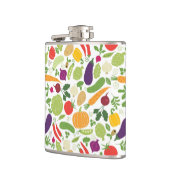 Voeding op witte achtergrond heupfles (Links)