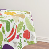 Voeding op witte achtergrond tafelkleed (Voorbeeld)