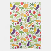 Voeding op witte achtergrond theedoek (Verticaal)