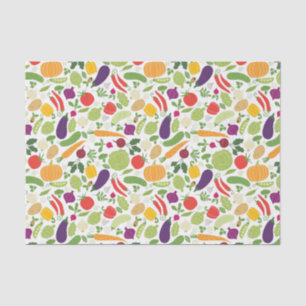 Voeding op witte achtergrond tissuepapier