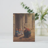 Voeding the Young, 1850 Briefkaart (Staand voorkant)