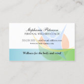 Voedings- en fitnesscoach visitekaartje (Achterkant)