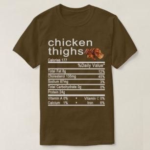 Voedings- en stofwisselingslabel t-shirt