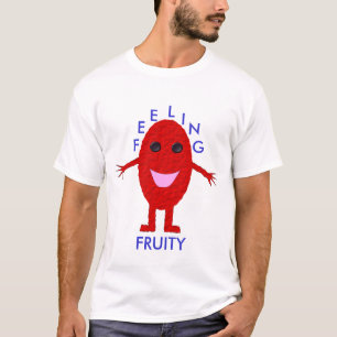 Voedings-Mannen rode druiven T Shirt
