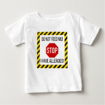 Voedingsallergieën voor peuter- en baby-T-shirt