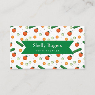 Voedingsdeskundige Diëtist Gezond Dieet Gewichtsve Visitekaartje