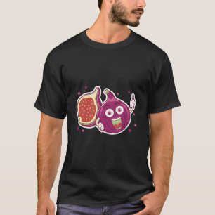 Voedingsdeskundige vijg voor diëtist en veganist t-shirt