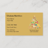 Voedingsdeskundige Visitekaartjes Moderne Visiteka (Voorkant)