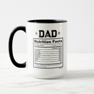 Voedingsfeit voor papa vader cadeau mok