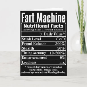 Voedingsfeiten Scheetmachine Vadergrappen Funny Fa Kaart