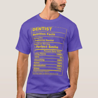 Voedingsfeiten Tandarts T-shirt