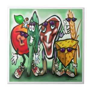 Voedingsgroepen Tegeltje