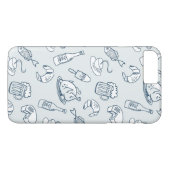 Voedingspatroon 2 Case-Mate iPhone case (Achterkant (Horizontaal))