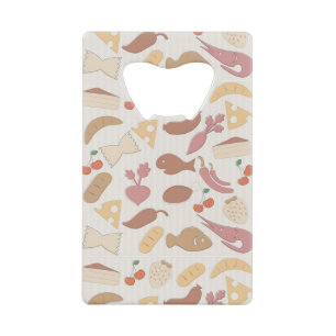 Voedingspatroon 2 kredietkaart flessenopener