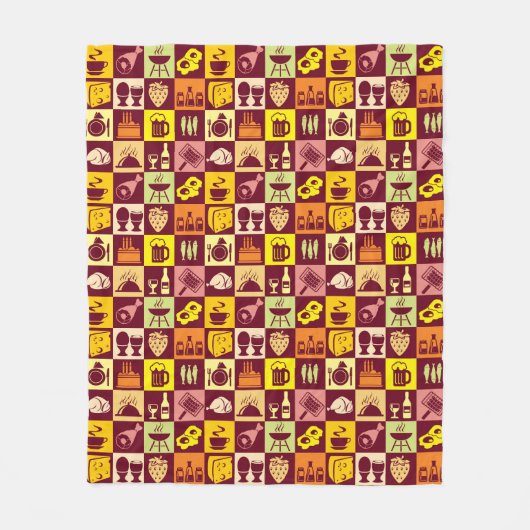 Voedingspatroon 3 fleece deken (Voorkant)