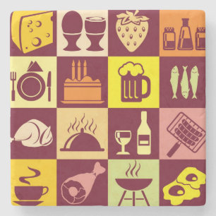 Voedingspatroon 3 stenen onderzetter