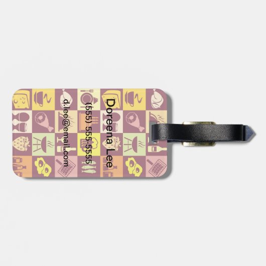 Voedingspatroon Bagagelabel (Achterkant horizontaal)