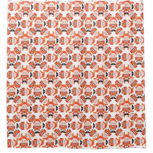 Voedingspatroon Showgordijn Douchegordijn (Voorkant)