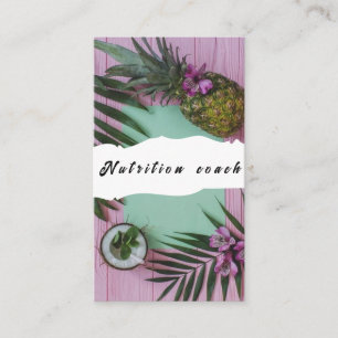 Voedingstherapeut Gezondheid en Wellness Visitekaartje