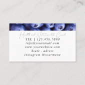 Voedingstherapeut Gezondheid en Wellness Visitekaartje (Achterkant)