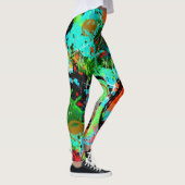 Voedingsvecht Graffiti Abstract Leggings (Rechts)