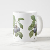 voedingsvruchten, Paarse tuinplassen van Redoute Jumbo Mok (Voorkant rechts)