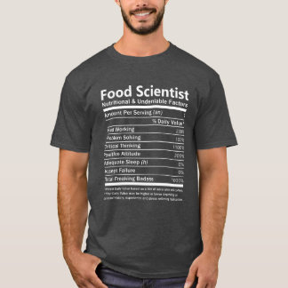 Voedingswetenschapper Nutritioneel En Onmiskenbaar T-shirt