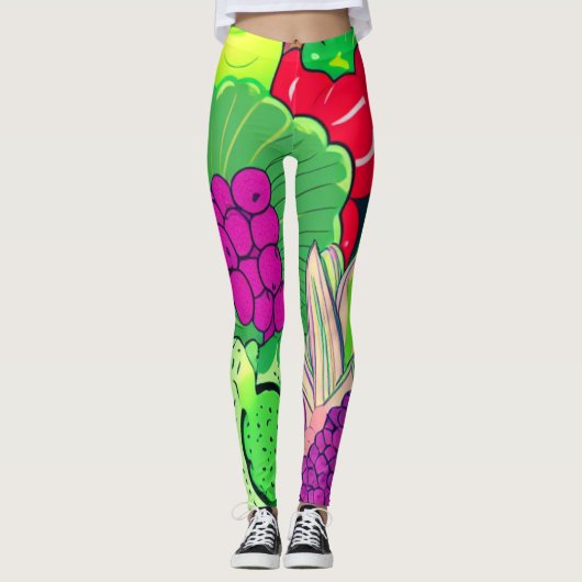 Voedsel als Medicijn Leggings (Voorkant)