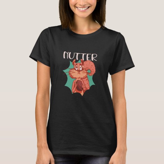 Voedsel Eater Animal Creater Small Animal Squirrel T-shirt (Voorkant)
