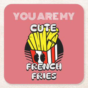 Voedsel, Franse kruiden, feestdag personaliseren G Vierkante Kartonnen Onderzetter