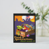 Voedsel is Ammo Briefkaart (Staand voorkant)