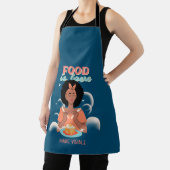 Voedsel is liefde zichtbaar gemaakt schort (Insitu)