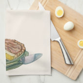 voedsel, Lemon Meringue Pie Dessert Theedoek (Quarter Fold)