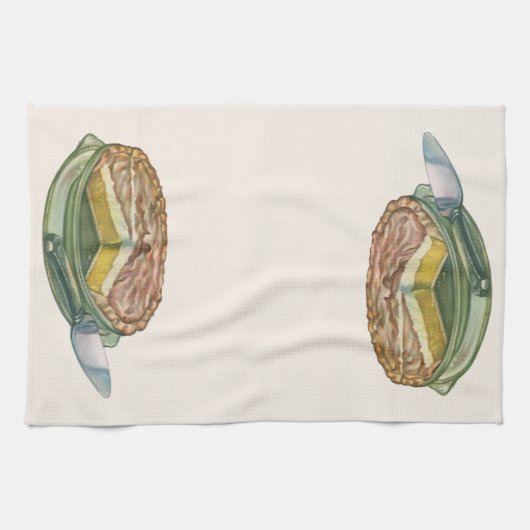 voedsel, Lemon Meringue Pie Dessert Theedoek (Horizontaal)