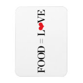 Voedsel = Liefde Magneet (Verticaal)