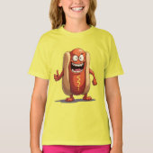 Voedsel Monsters EVIL HOT DOG T-shirt (Voorkant)