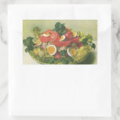  voedsel, organisch gemengd groen mengzout rechthoekige sticker (Tas)