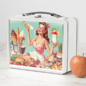  voedsel pin-up illustratie (In situ)