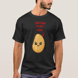Voedsel Pun Vegan Aardappel 1 T-shirt