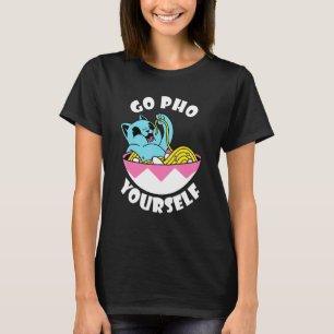Voedsel Puns Aziatisch Eten Kat Pho Noedel Pho Soe T-shirt