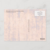 Voedsel, verspil het niet briefkaart (Achterkant)