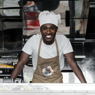 Voedsel Vrachtwagen Keuken Standaard Schort