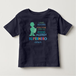 Voedselallergie Alert Superhero Boys Shirt