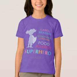 Voedselallergie Alert Superhero Girls Shirt